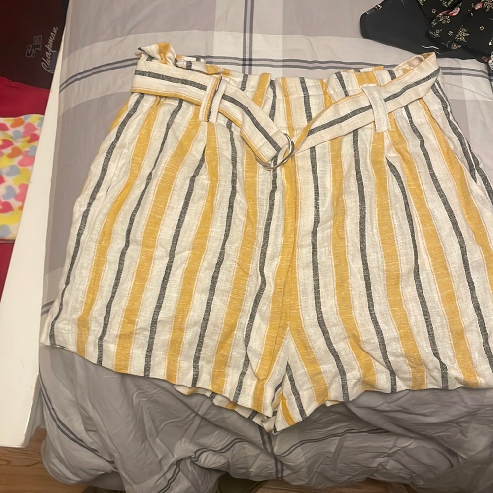 High waisted dress shorts